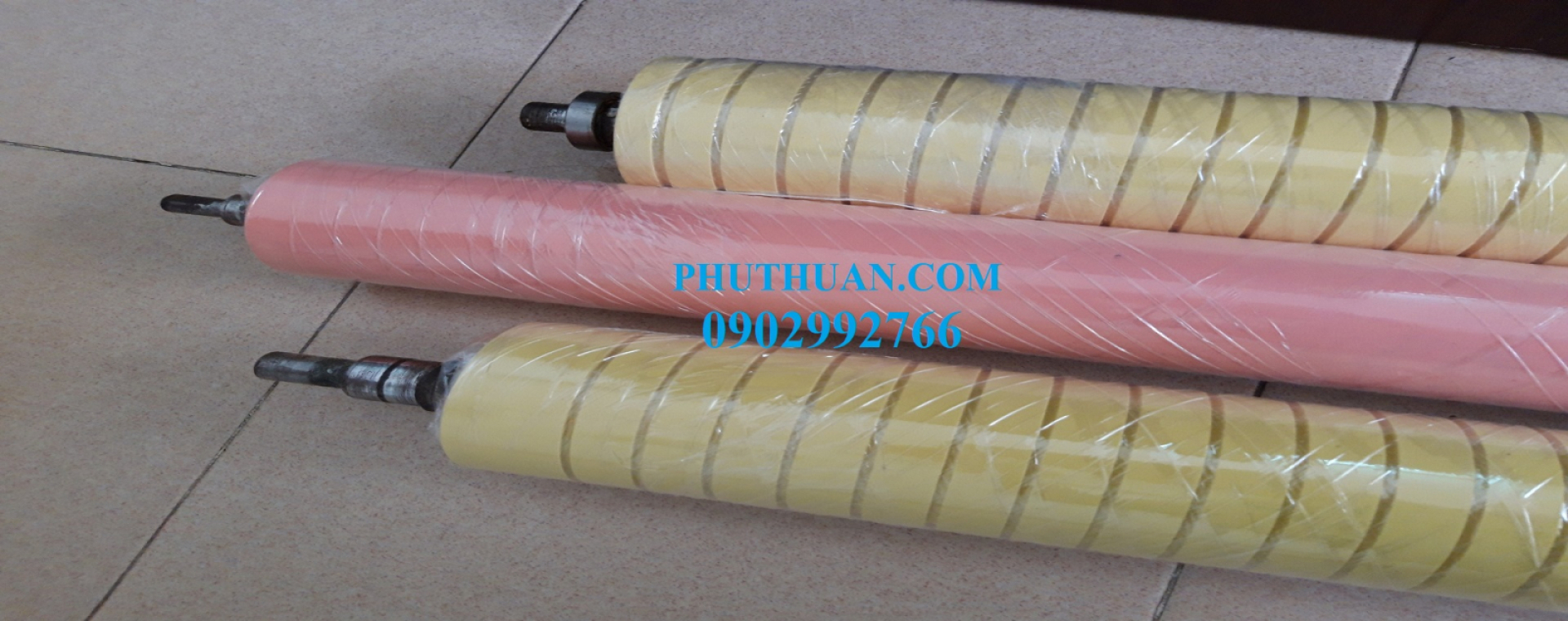 Trục cao su| Đắp trục cao su | Gia cong trục cao su Phú Thuận