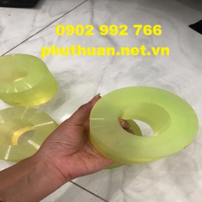 Trụ tròn giảm chấn bằng nhựa PU vàng 